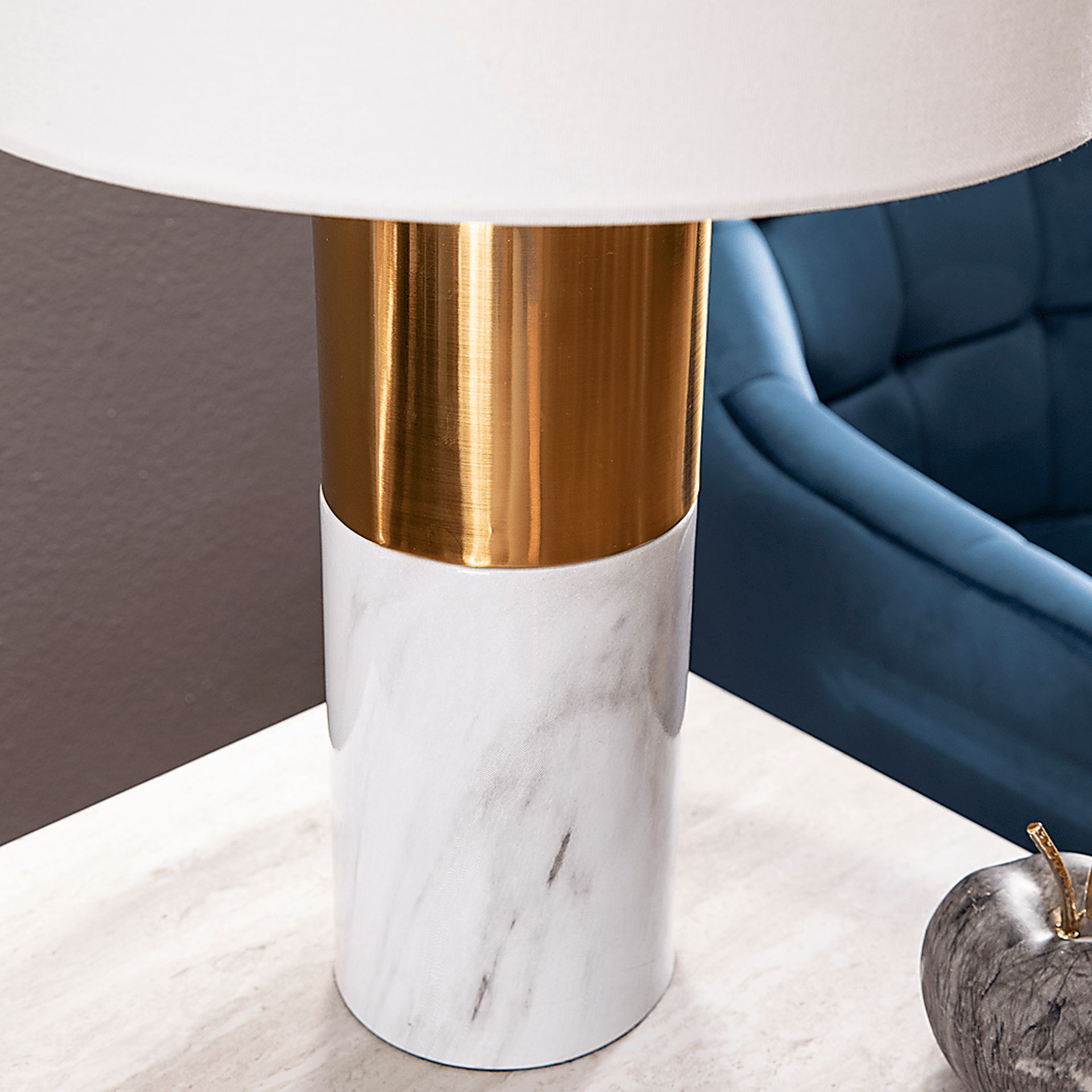 Treymore White Table Lamp - Image 4