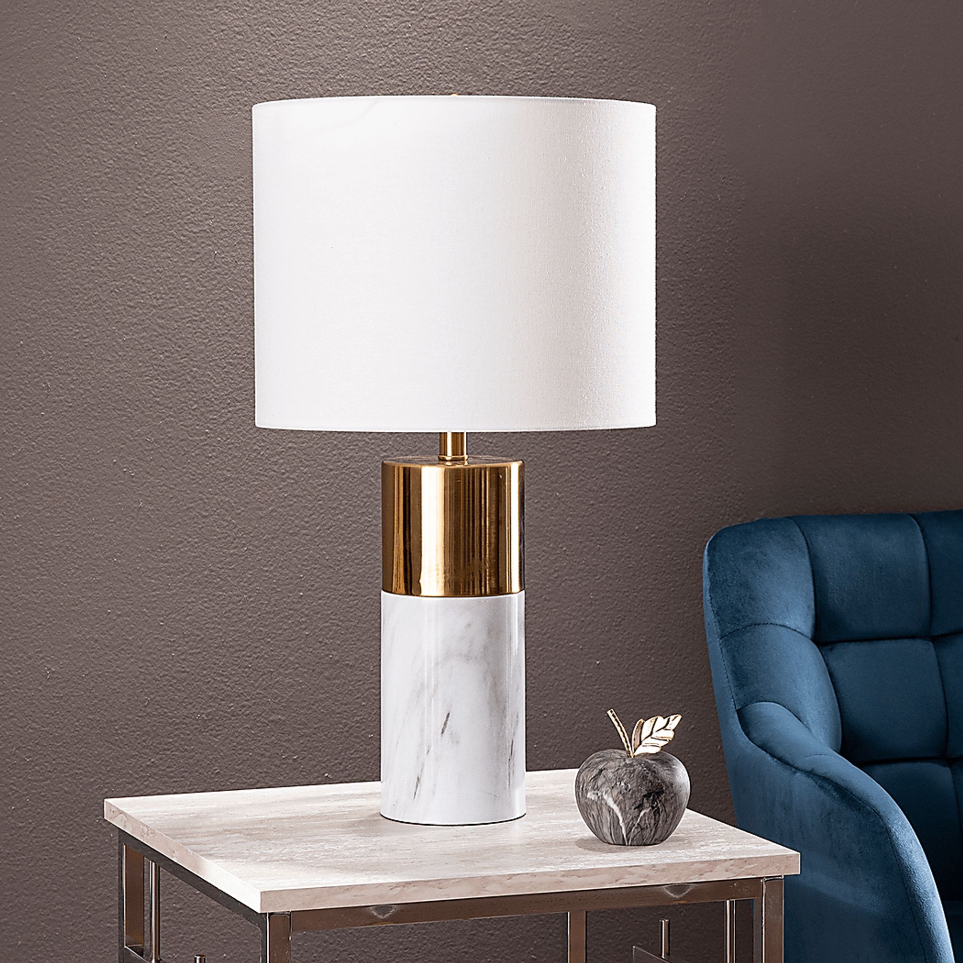 Treymore White Table Lamp - Image 5