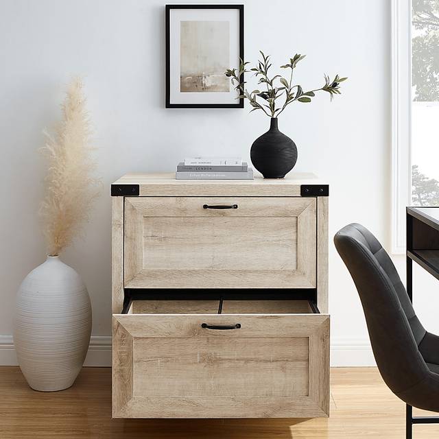 Treymour White Oak Filing Cabinet - Thumbnail - Image 2