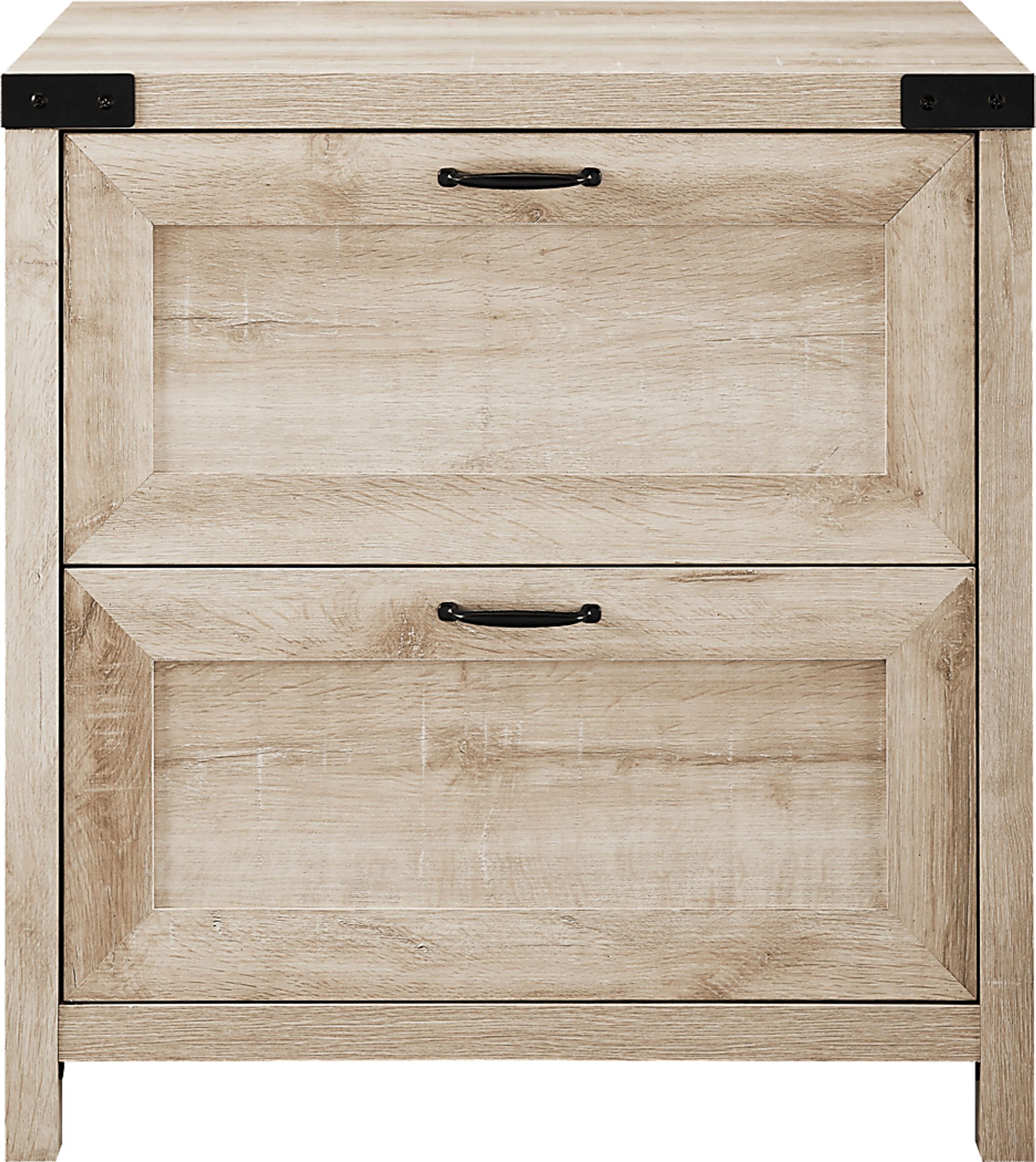 Treymour White Oak Filing Cabinet - Image 1