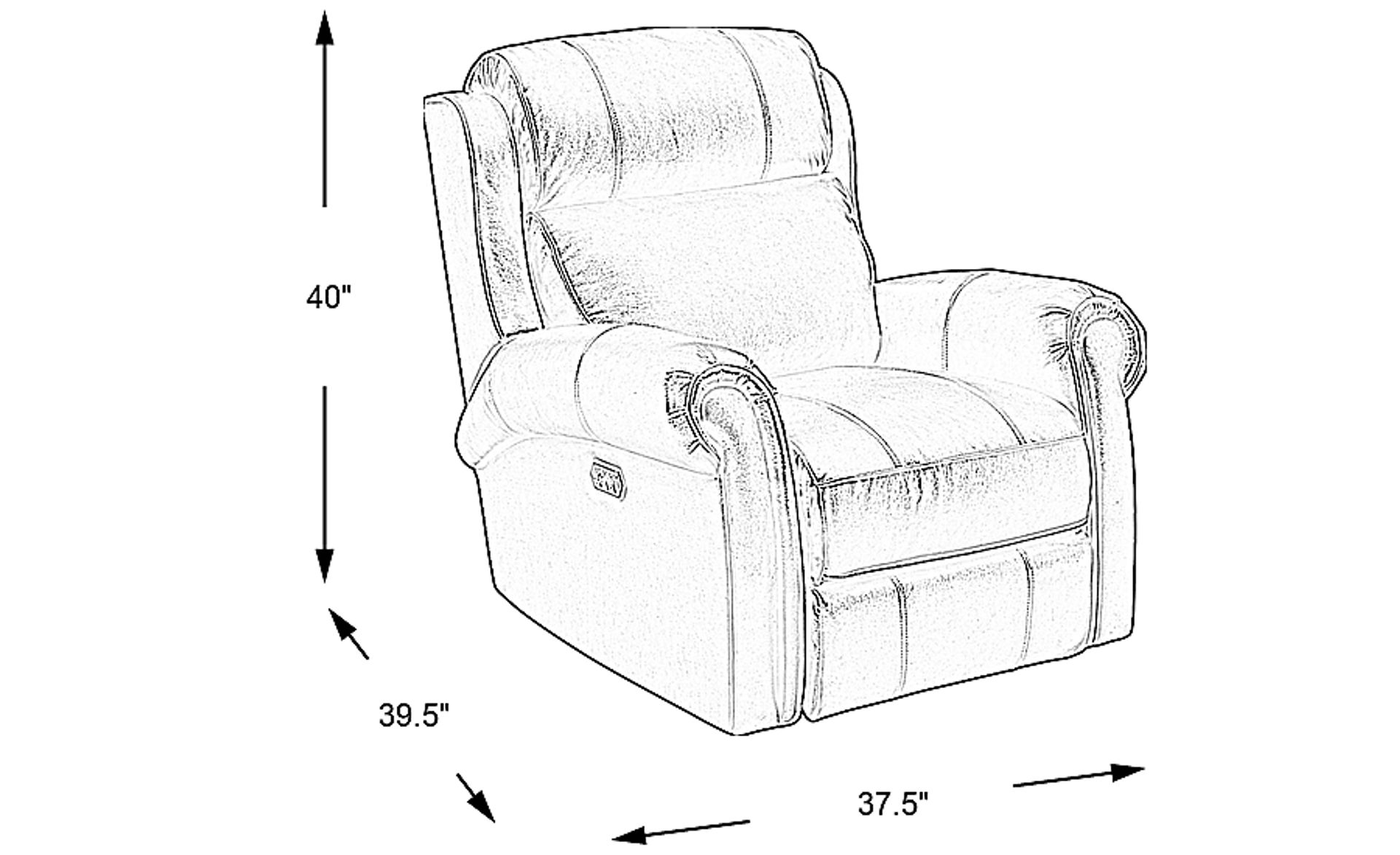 Dimension Image. Please refer to the Dimension Tab on this page for dimension details.