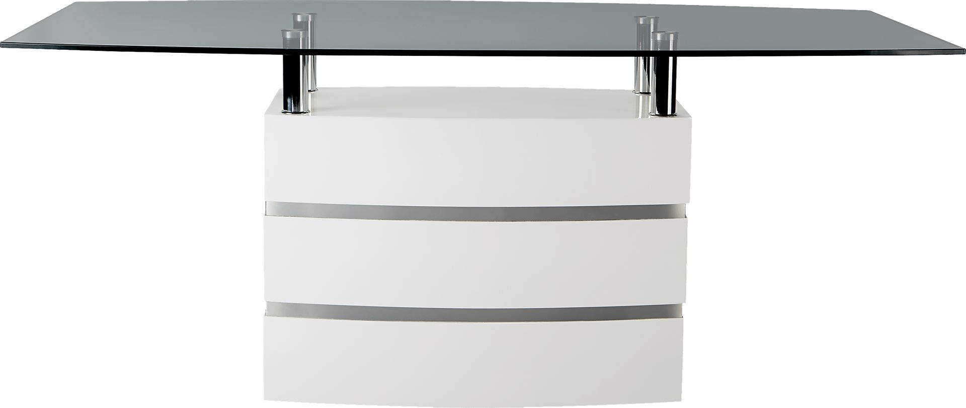 Tria White 5 Pc Rectangle Dining Room - Image 3