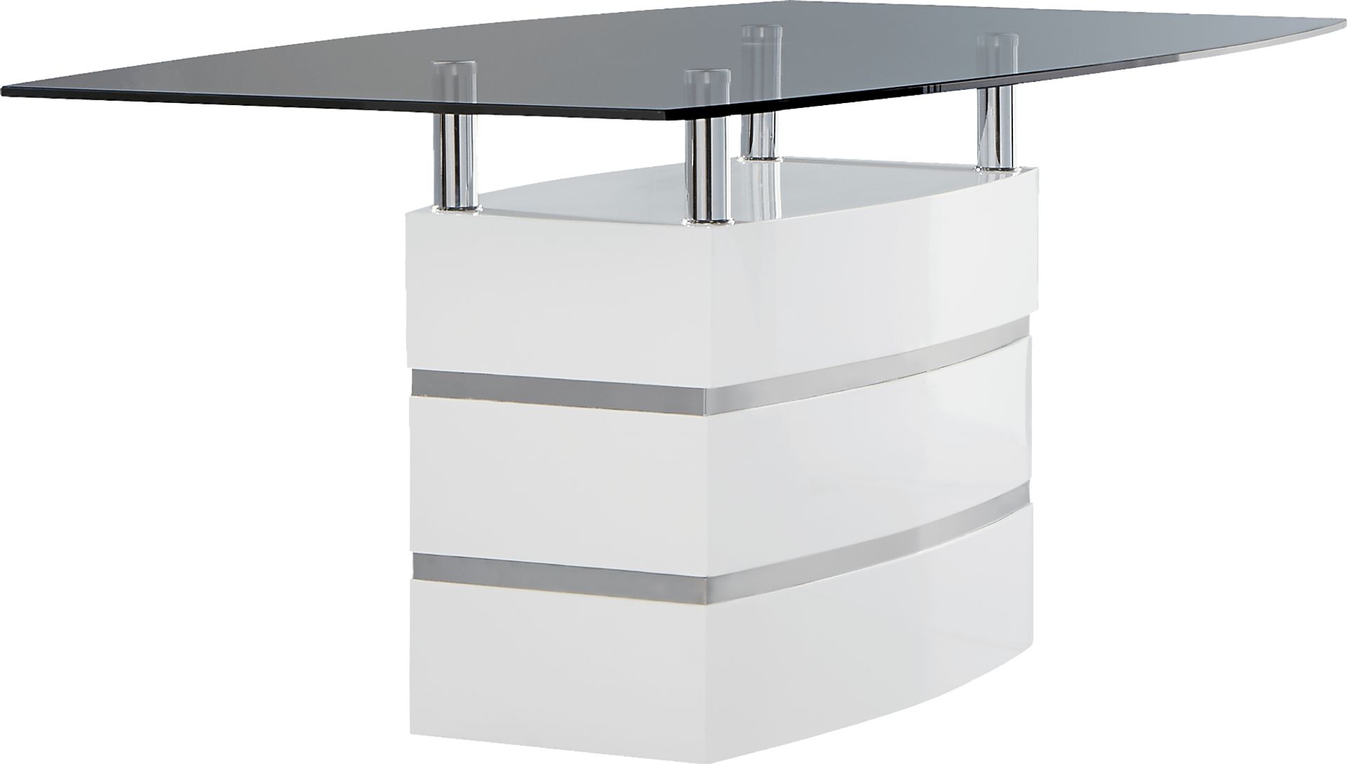 Tria White 5 Pc Rectangle Dining Room - Image 2