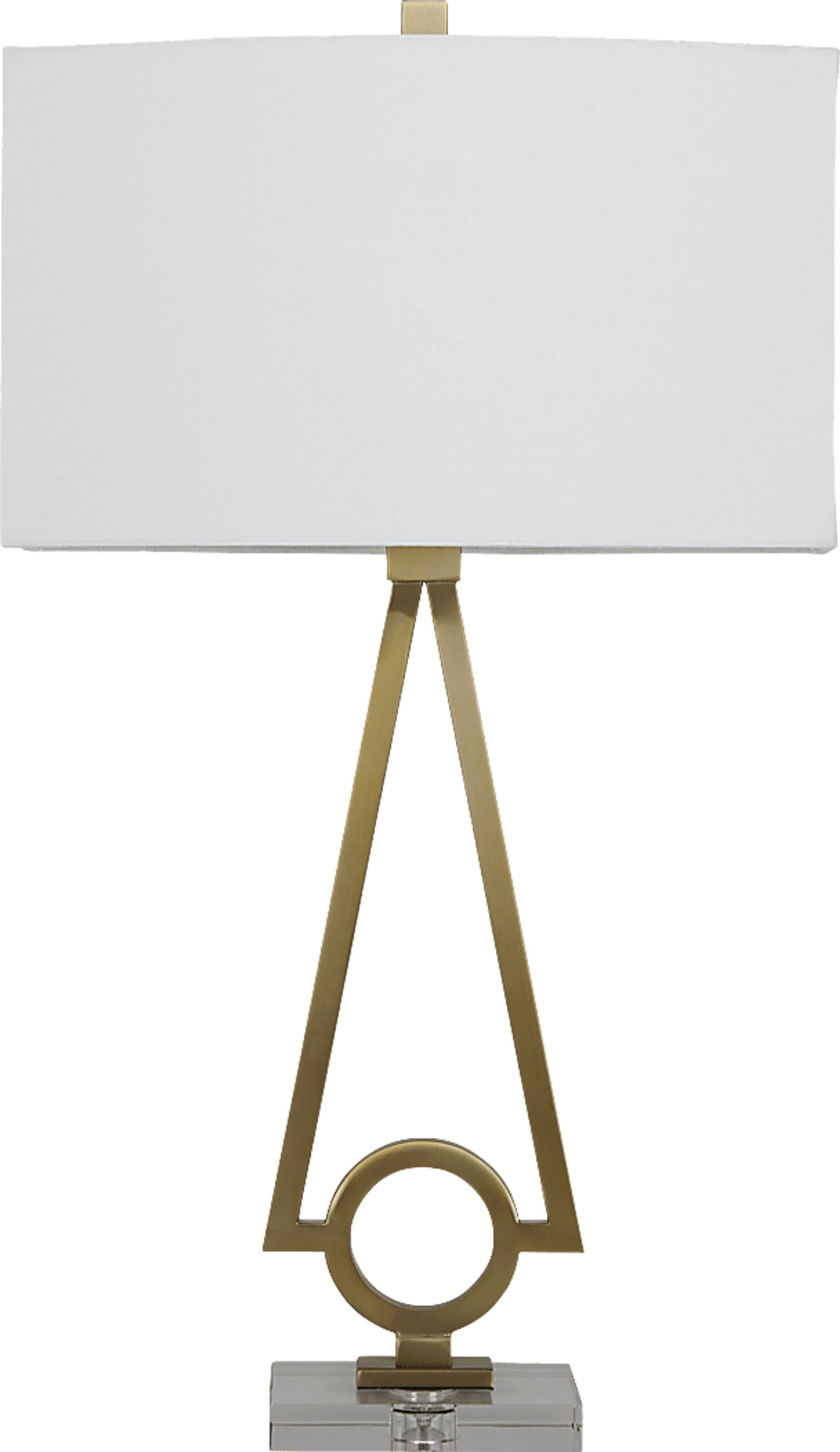 Triangle Park Gold Lamp - Image 1