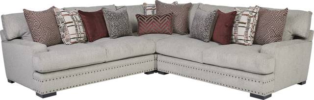 Tribeca Loft Beige 3 Pc Sectional - Thumbnail - Image 1