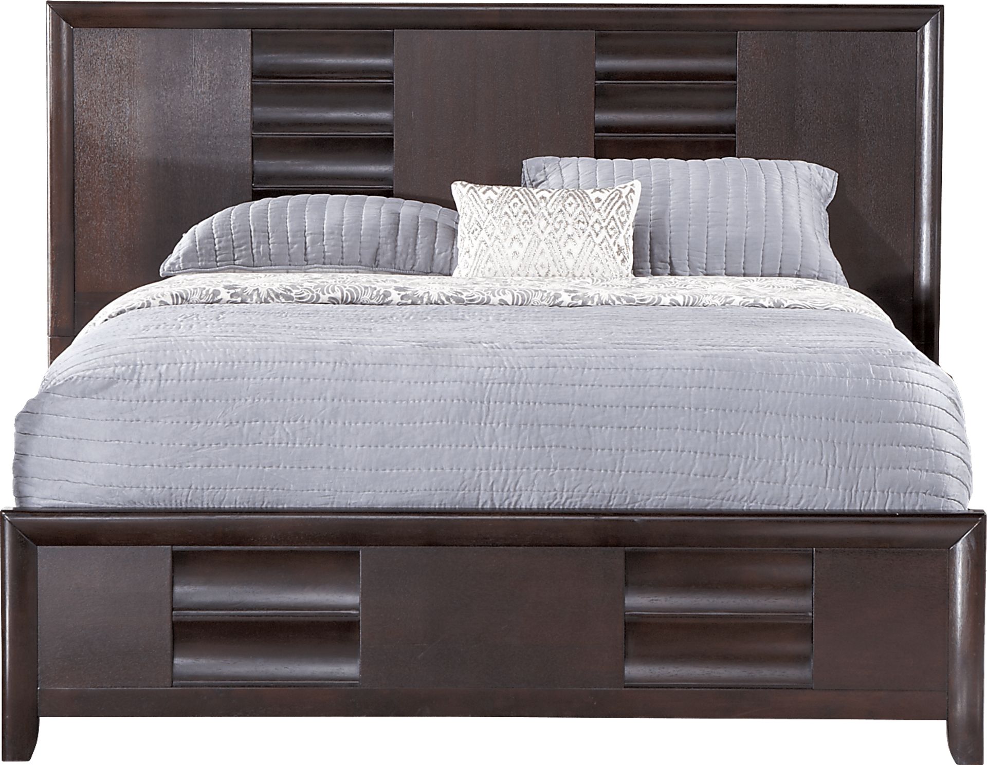 Tribeca Tobacco 3 Pc King Panel Bed - Image 1
