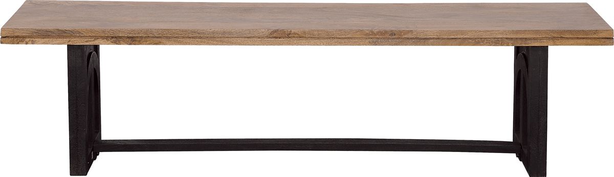 Triboro Natural Light Wood Bench | Rooms to Go