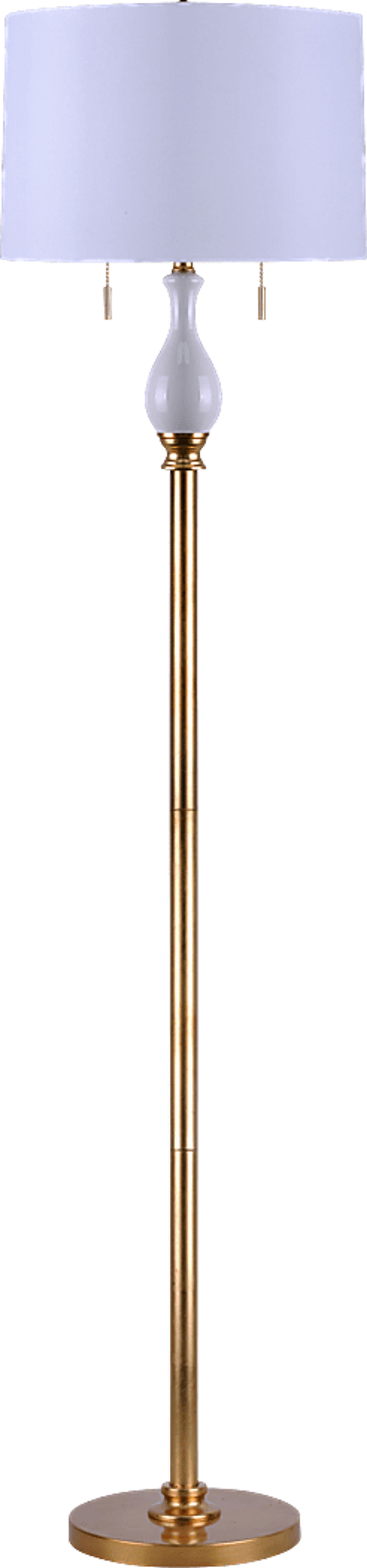 Trickum Gold Floor Lamp - Image 1