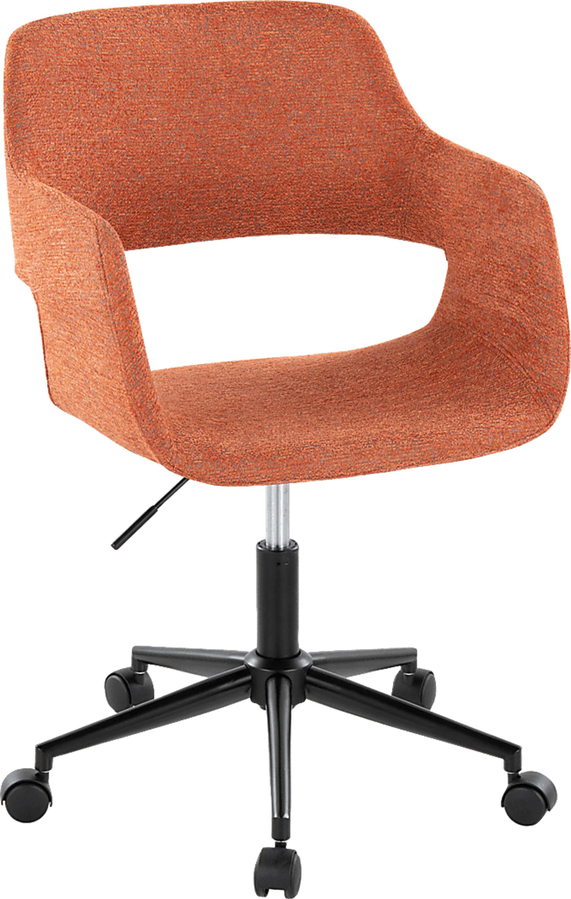 Triece Orange Desk Chair - Image 1