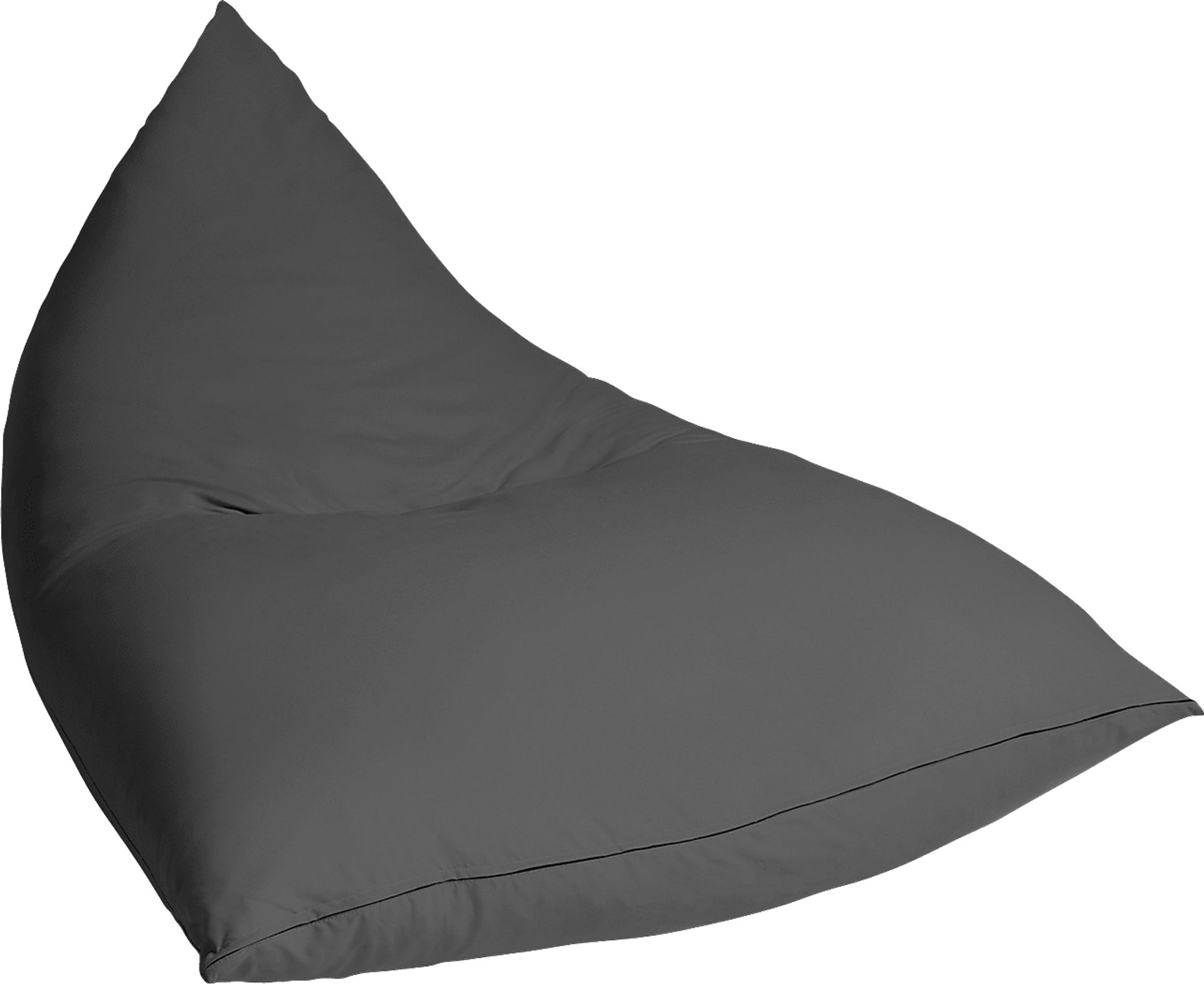 Kids Triform Gray Large Bean Bag Chair - Image 2