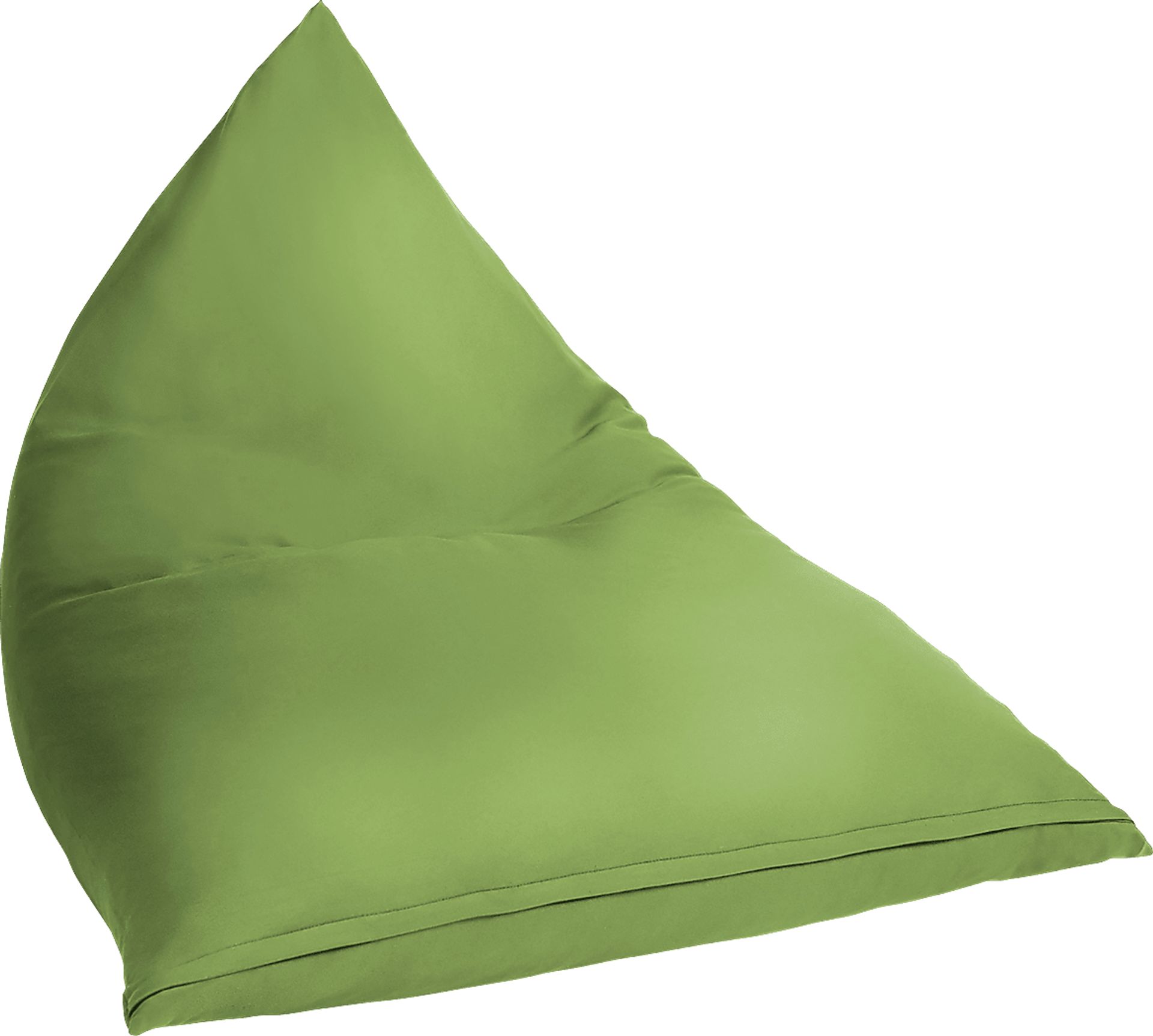 Kids Triform Green Small Bean Bag Chair - Image 3