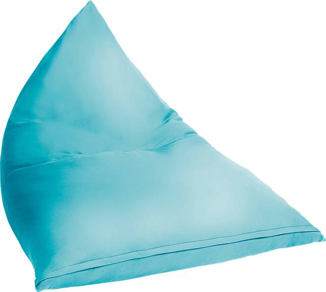 Kids Triform Ocean Small Bean Bag Chair - Thumbnail - Image 3
