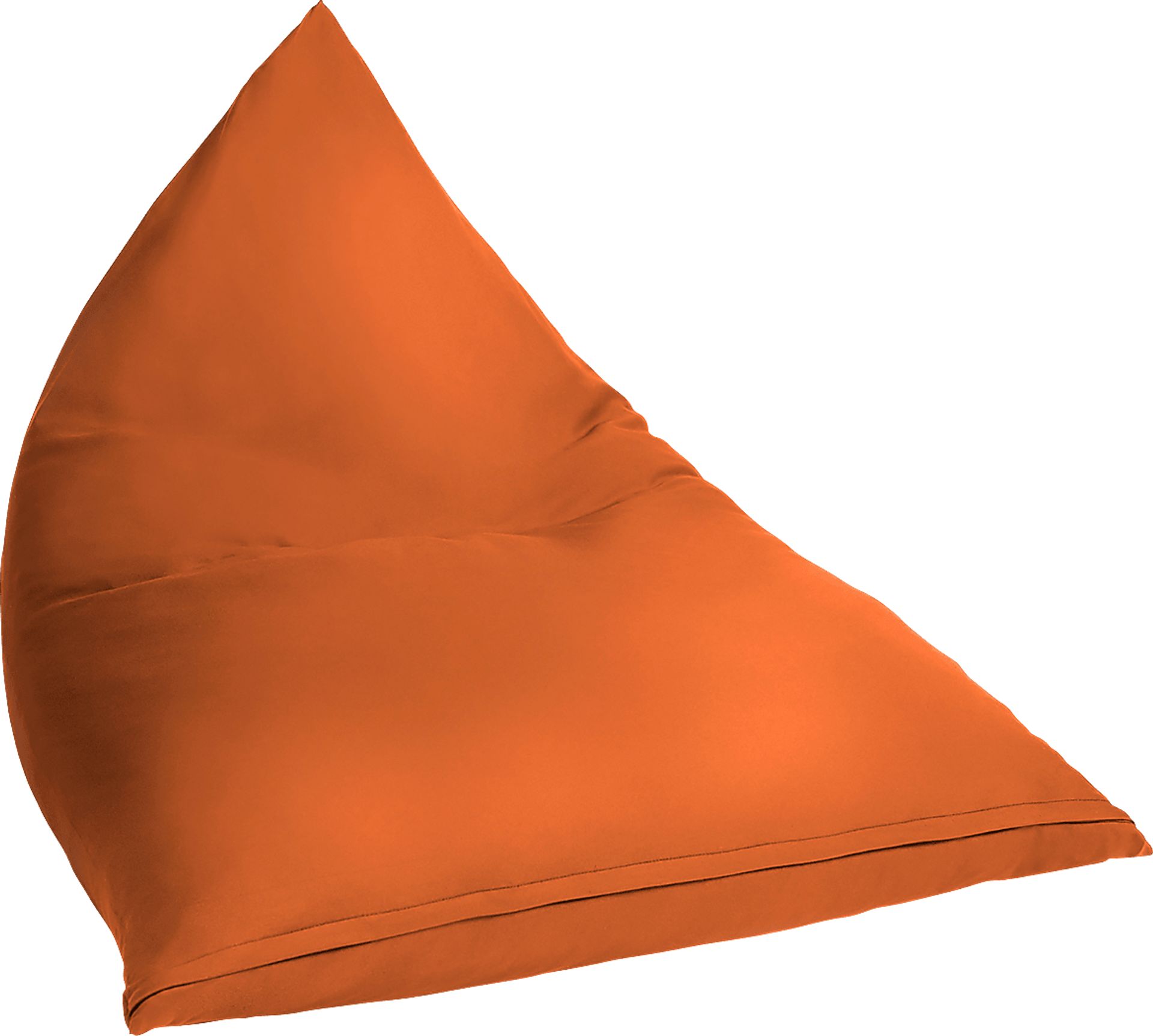 Kids Triform Rust Small Bean Bag Chair - Image 3