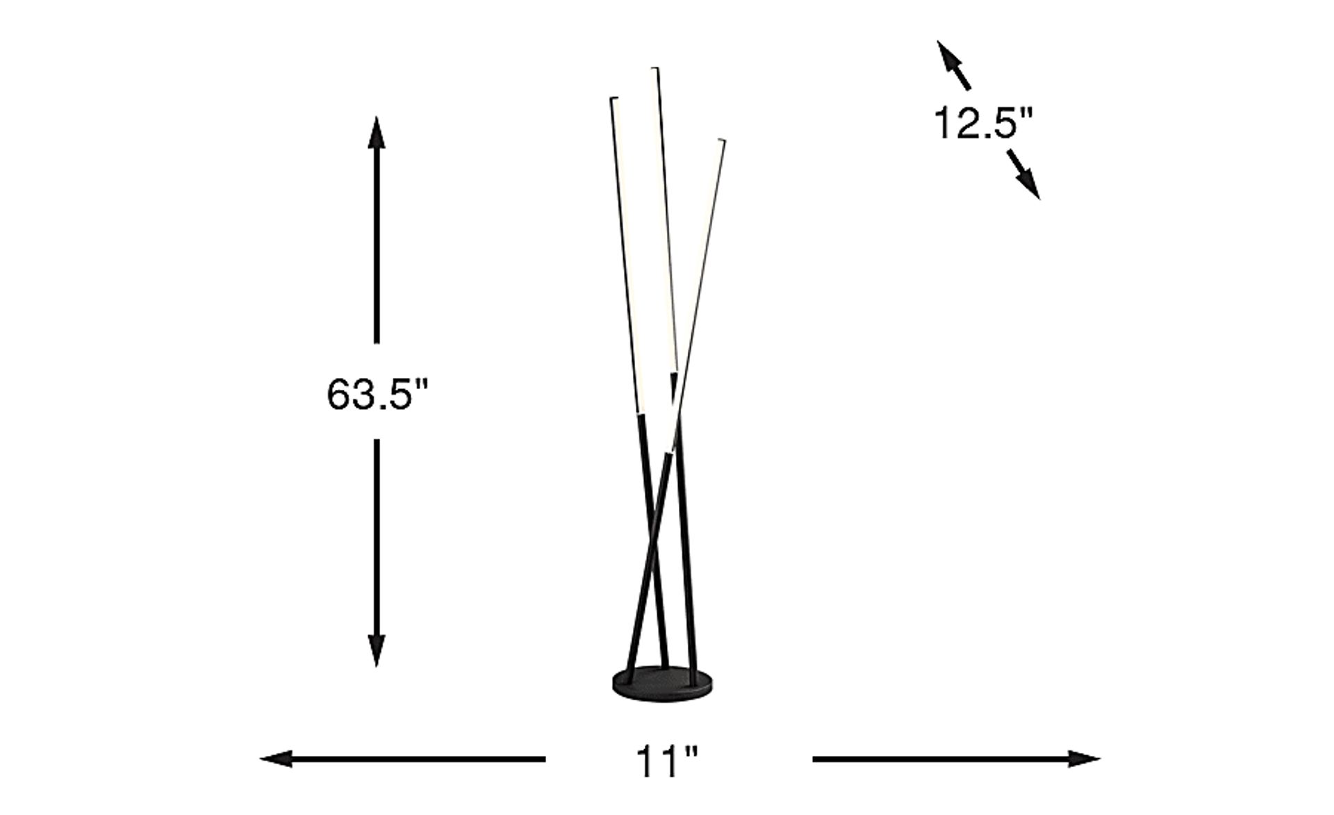 Dimension Image. Please refer to the Dimension Tab on this page for dimension details.