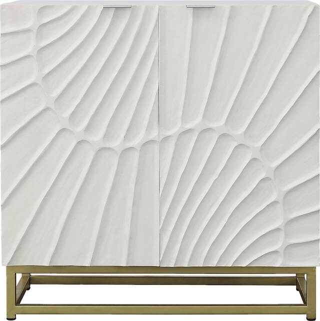 Trillium White Accent Cabinet - Thumbnail - Image 3