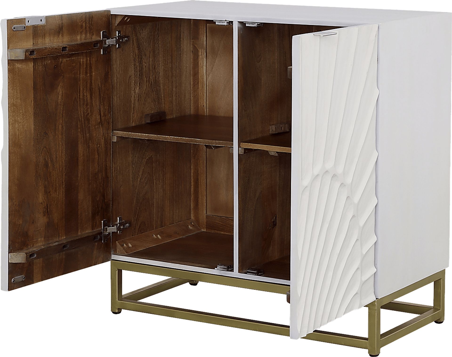 Trillium White Accent Cabinet - Image 4