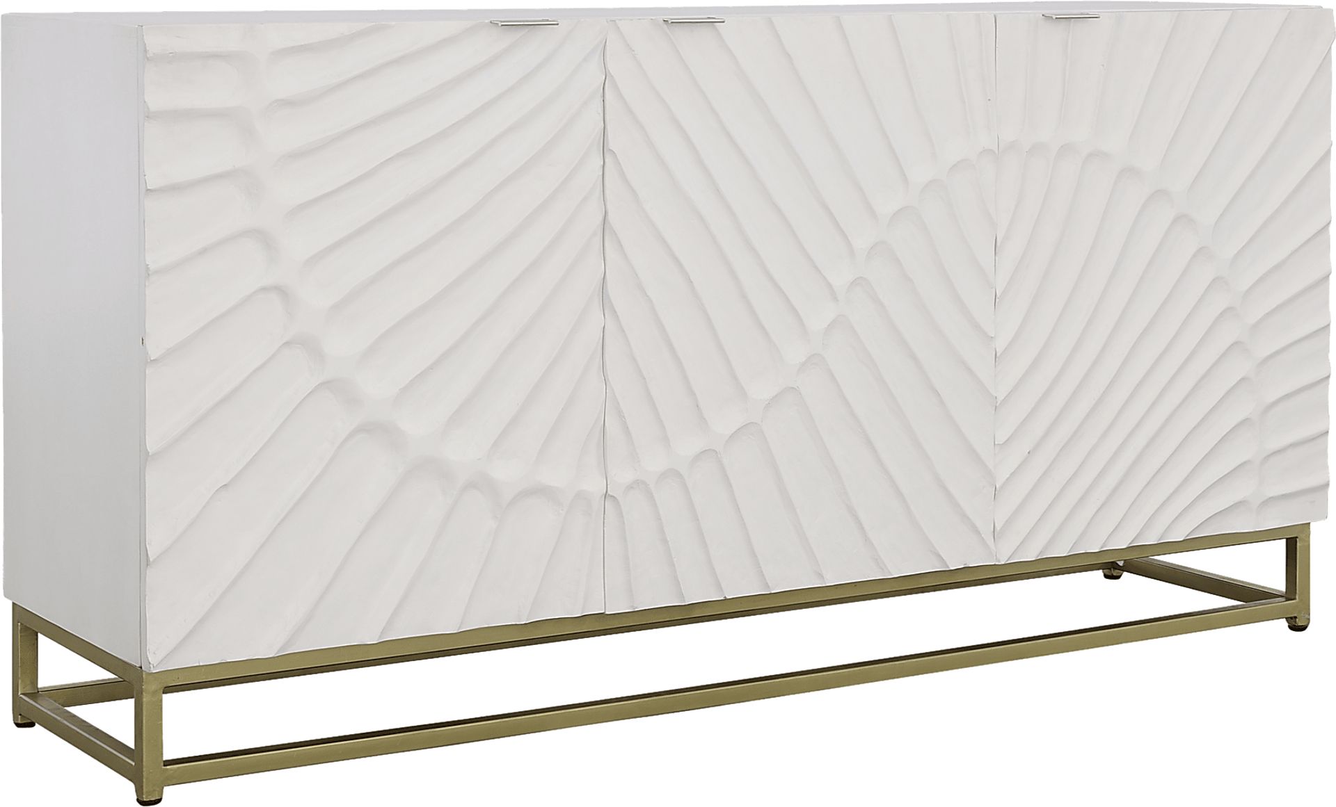 Trillium White Credenza - Image 1