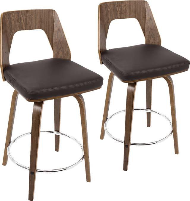 Trilogy Brown Counter Height Stool (Set of 2) - Thumbnail - Image 1