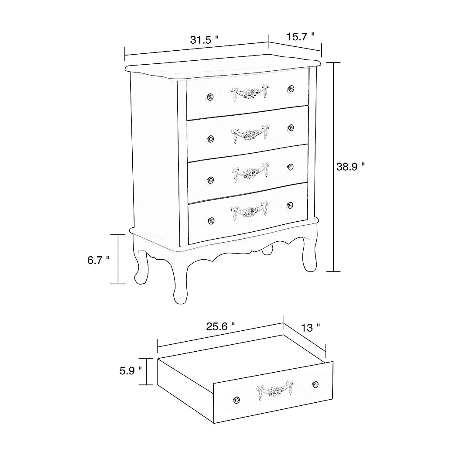 Trilva Gray Chest - Image 11