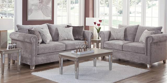 Trina Town Gray 2 Pc Living Room - Thumbnail - Image 1