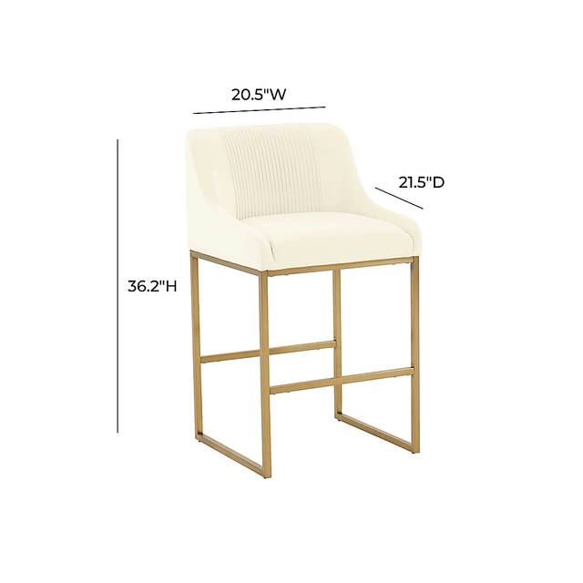 Trinculo Cream Counter Stool - Thumbnail - Image 6