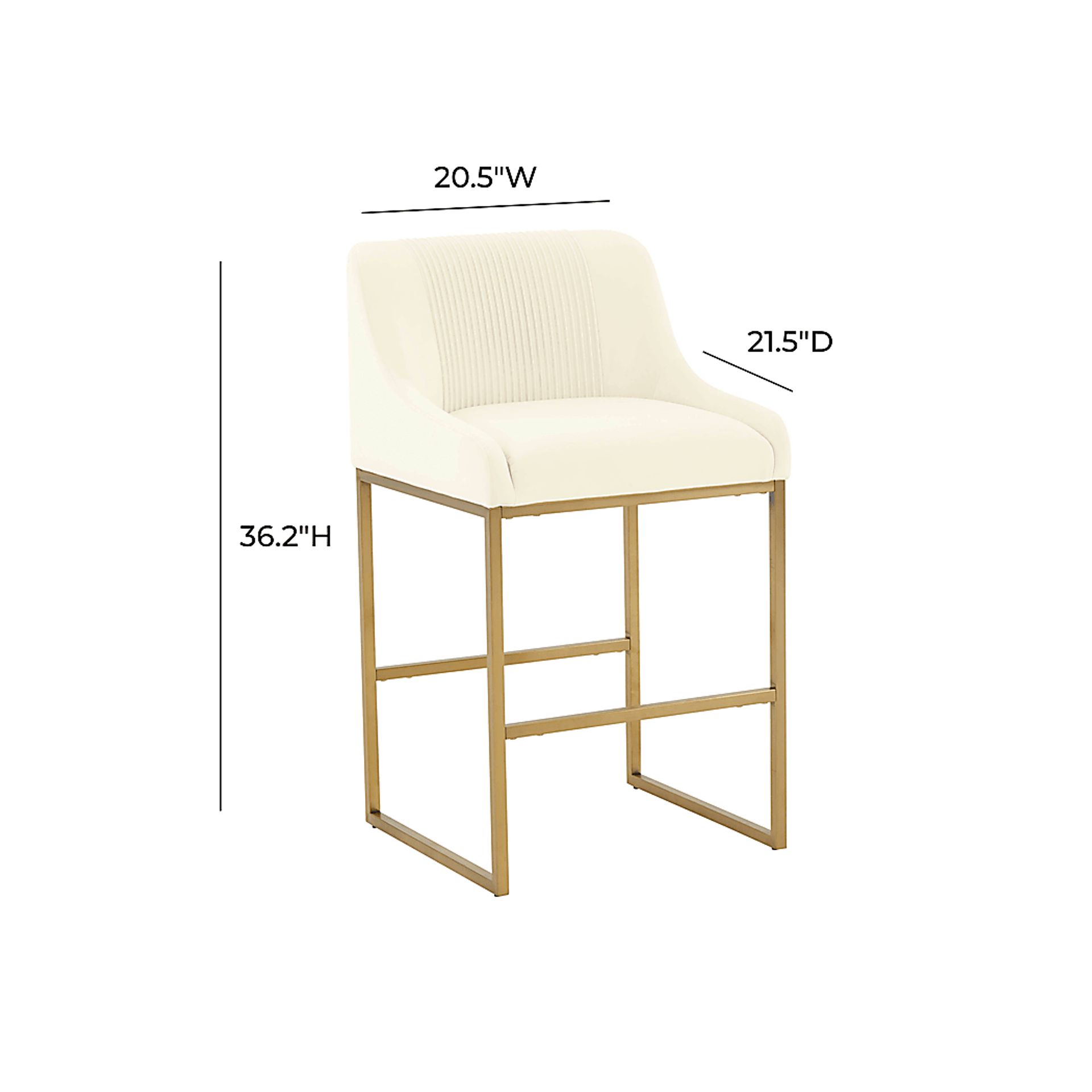 Trinculo Cream Counter Stool - Image 6
