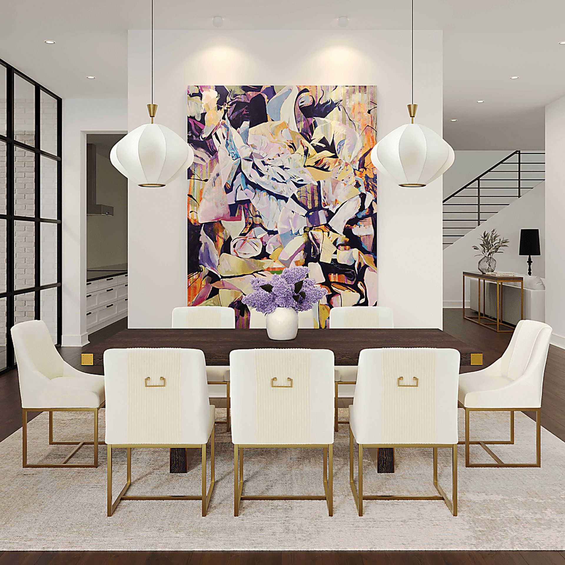 Trinculo Cream Dining Chair - Image 2