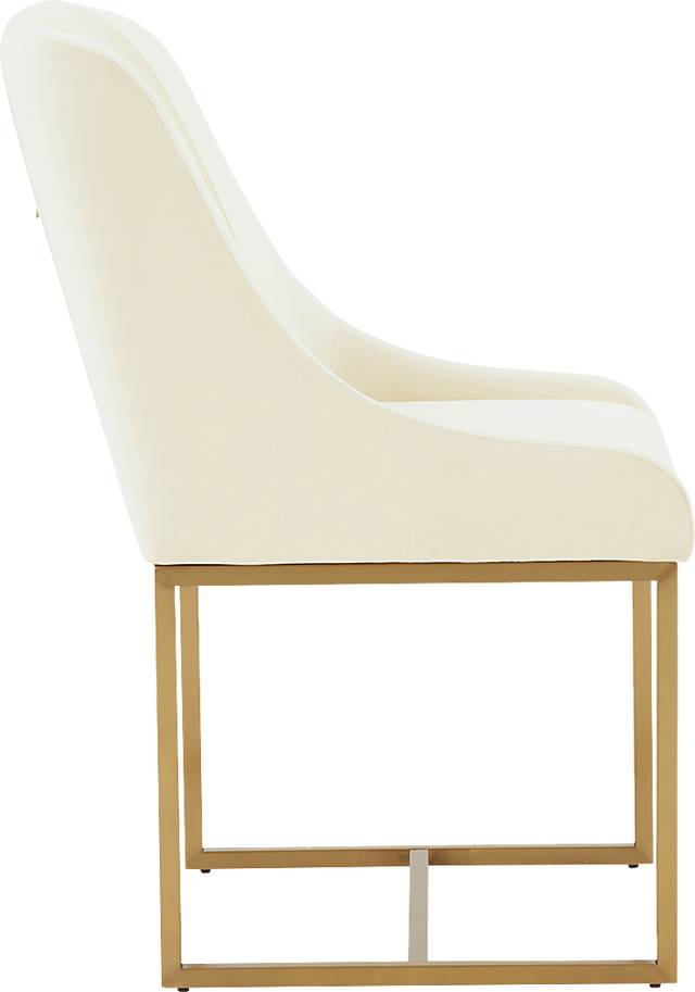 Trinculo Cream Dining Chair - Thumbnail - Image 4