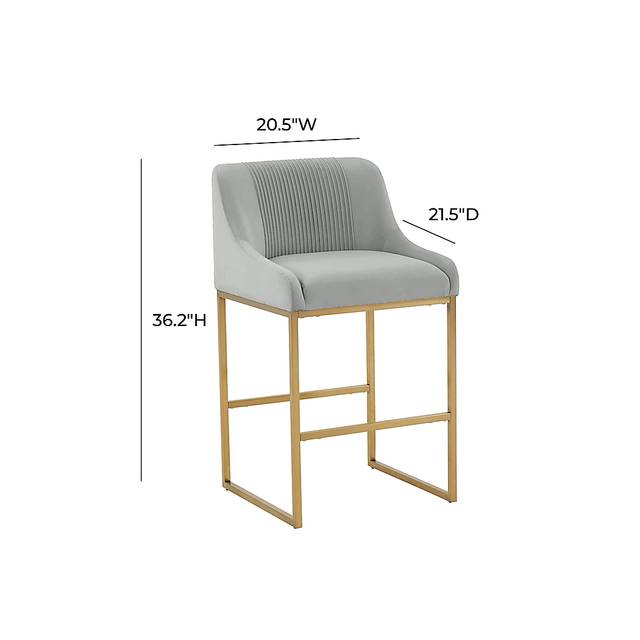 Trinculo Gray Counter Stool - Thumbnail - Image 6