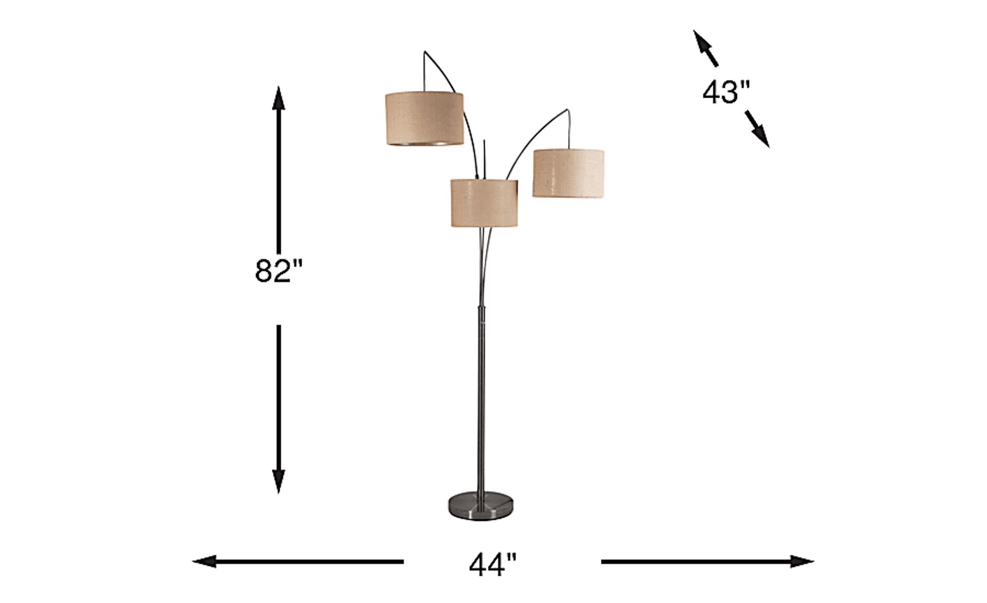 Dimension Image. Please refer to the Dimension Tab on this page for dimension details.