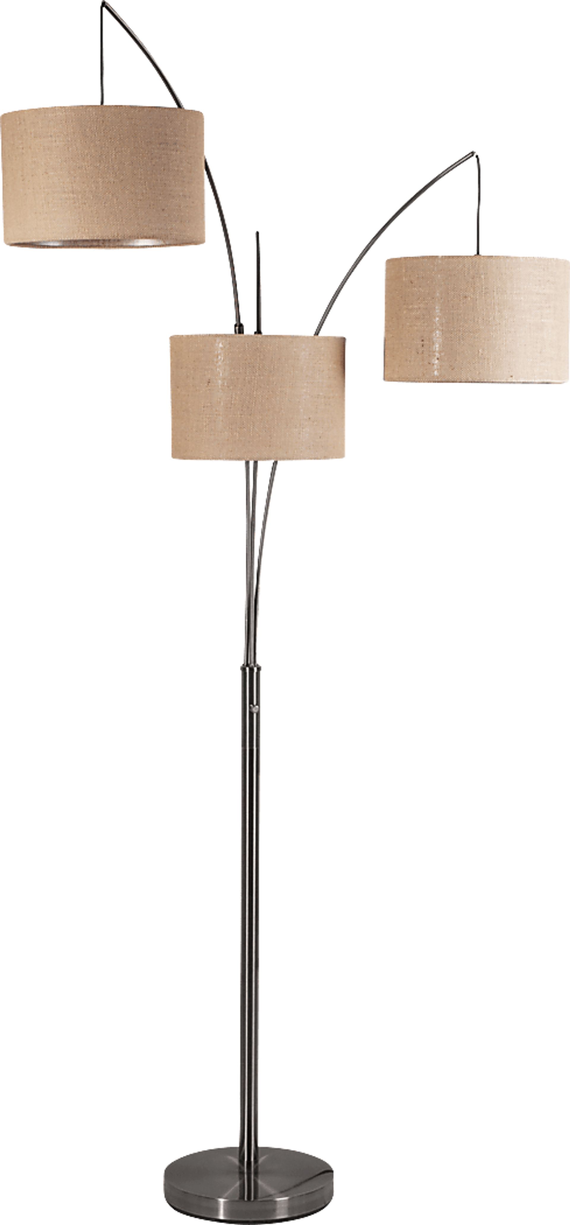 Trinity Place Pewter Floor Lamp - Image 1