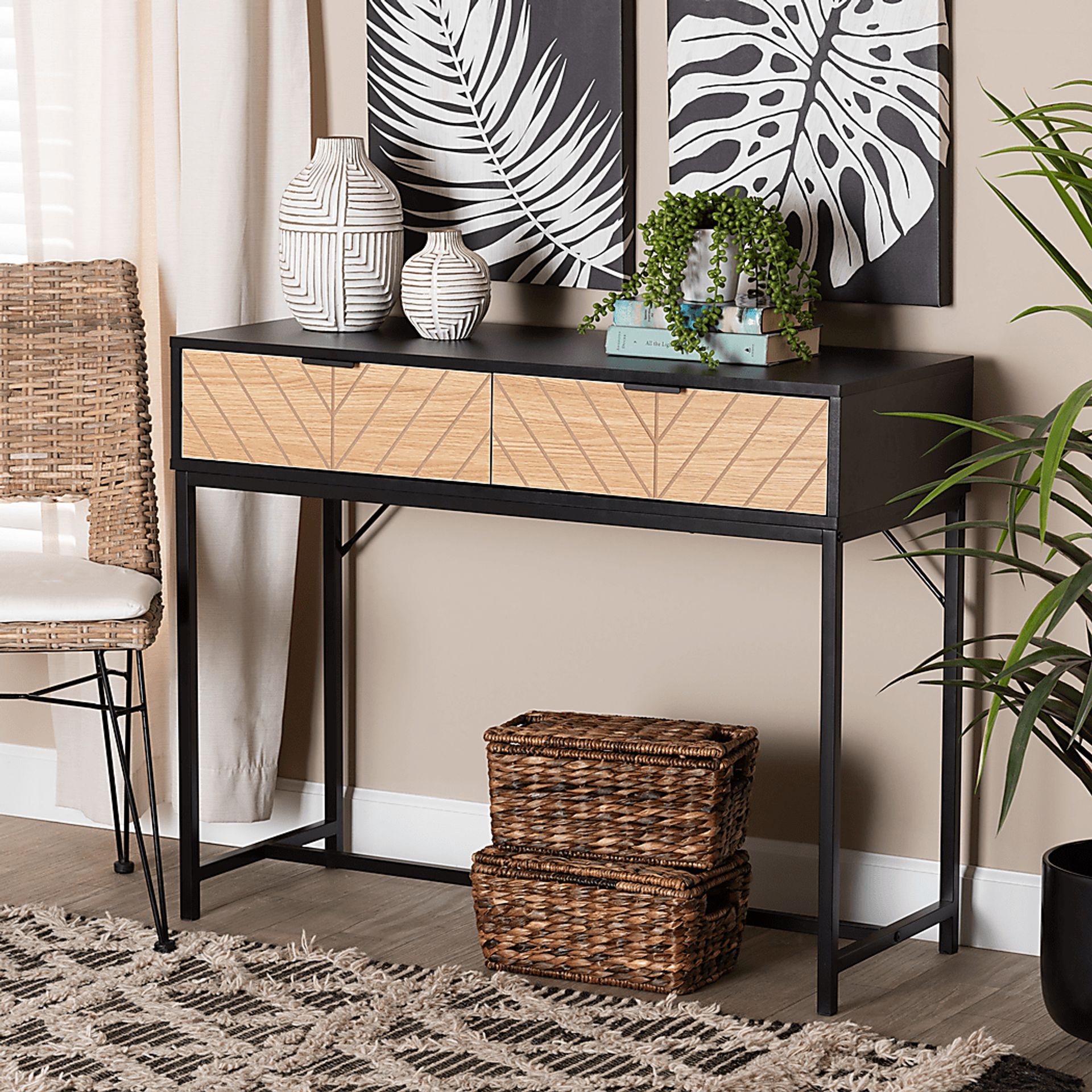 Tripiano Black Sofa Table - Image 2
