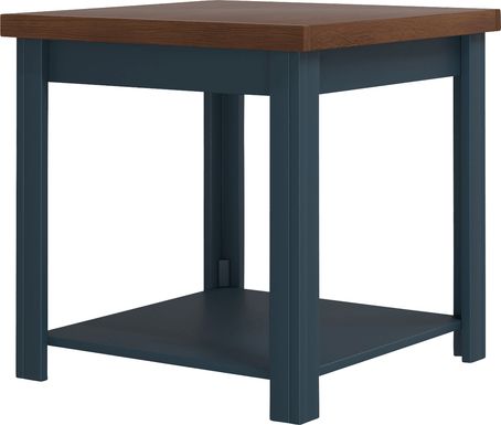 Trisano Blue End Table