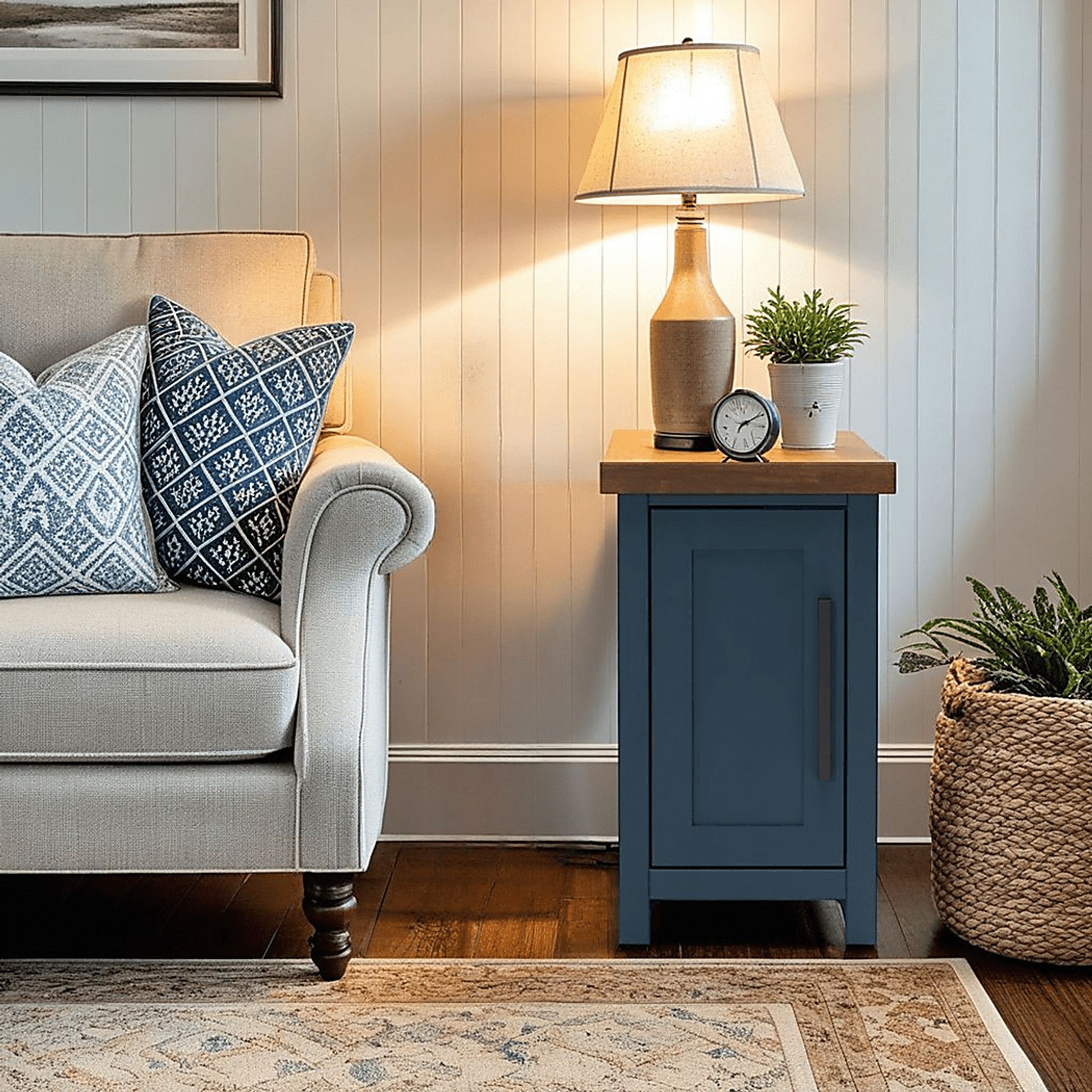 Trisano Blue Nightstand - Image 7