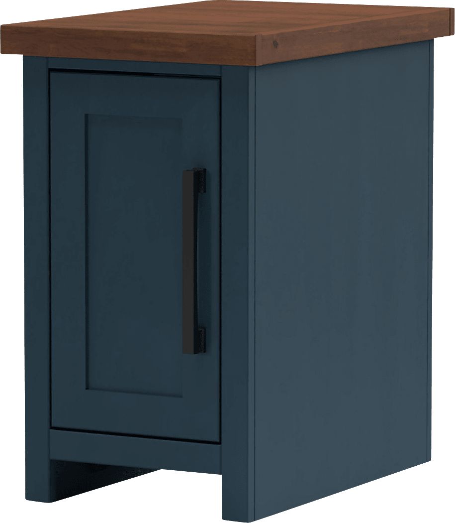 Trisano Blue Nightstand