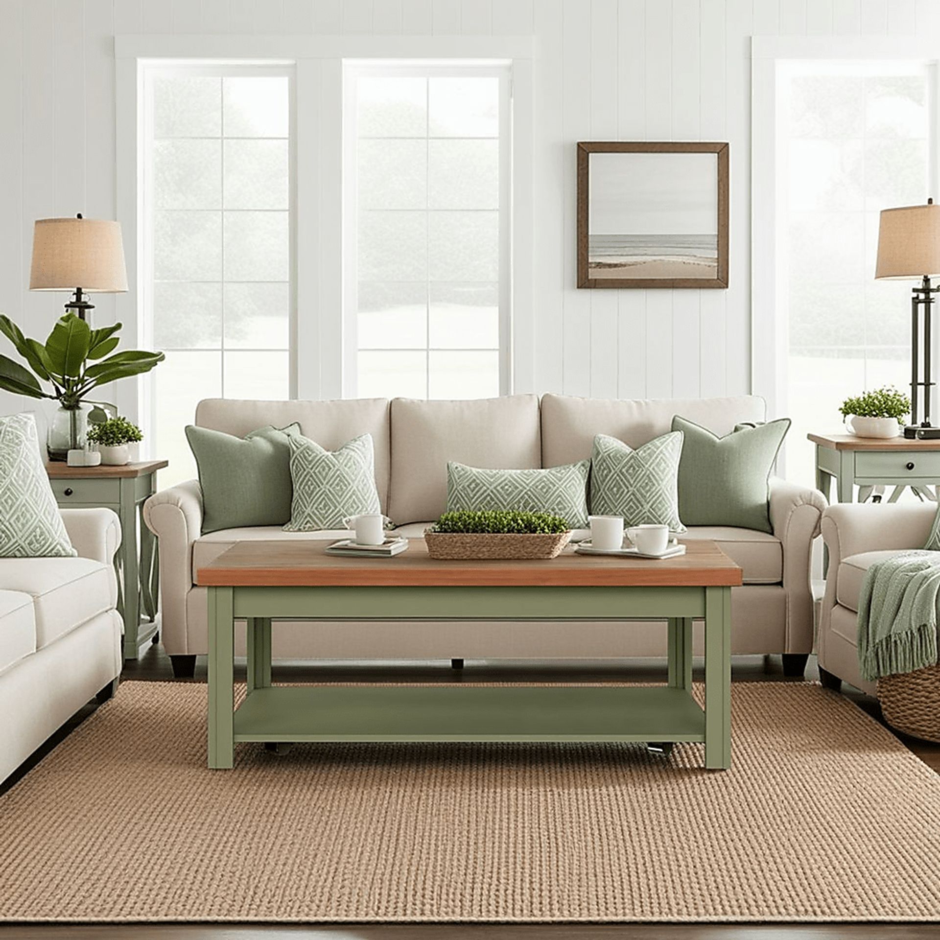 Trisano Green Coffee Table - Image 2
