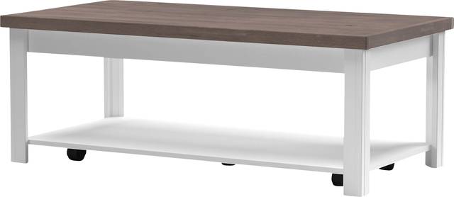 Trisano White Coffee Table - Thumbnail - Image 1