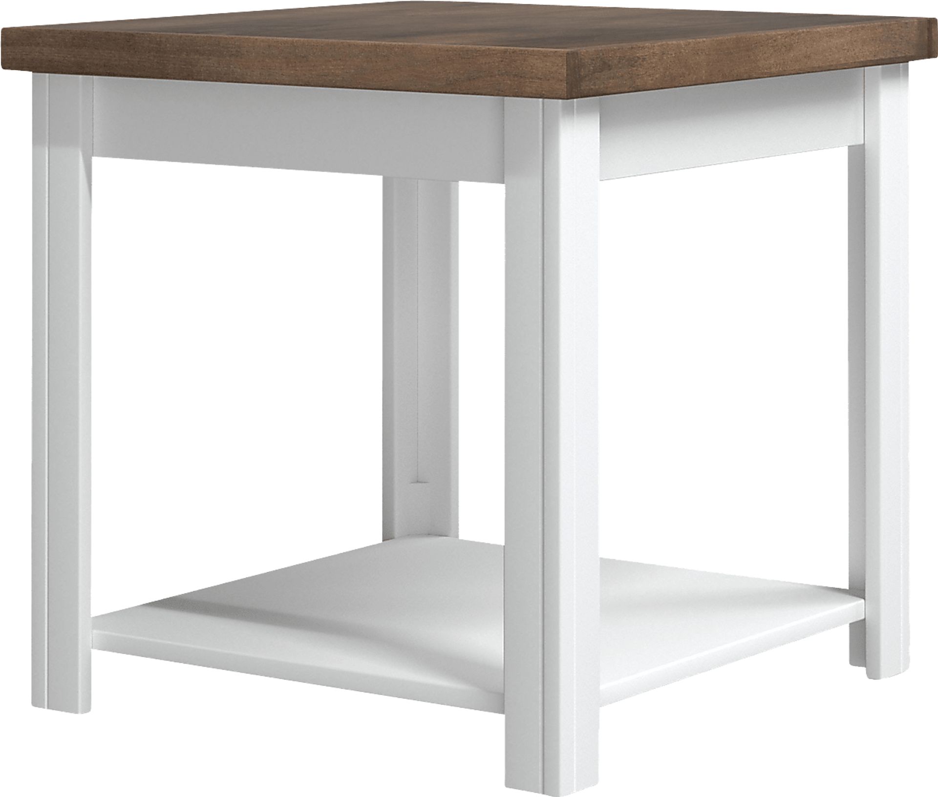 Trisano White End Table - Image 1
