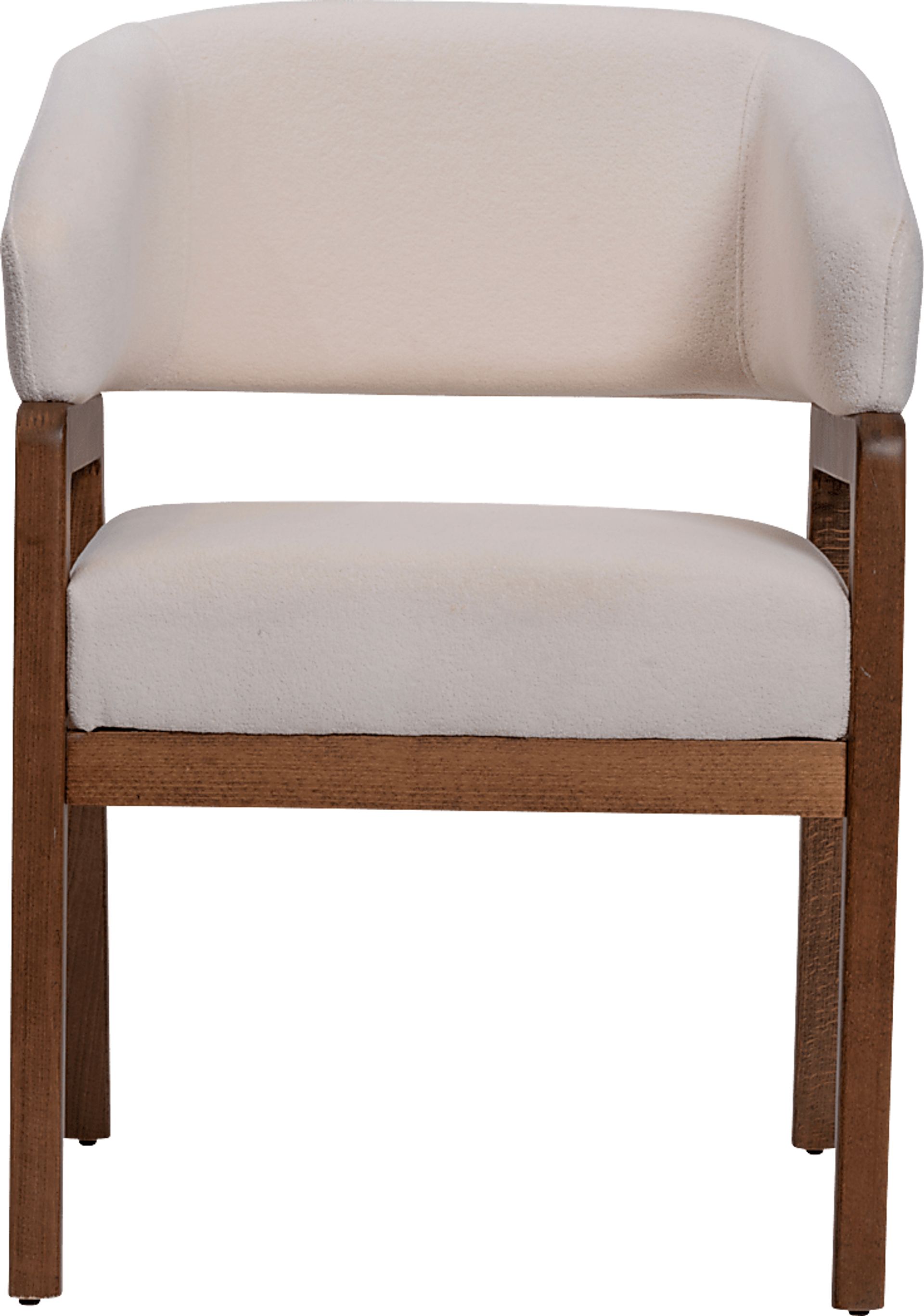 Trisha White Arm Chair - Image 3