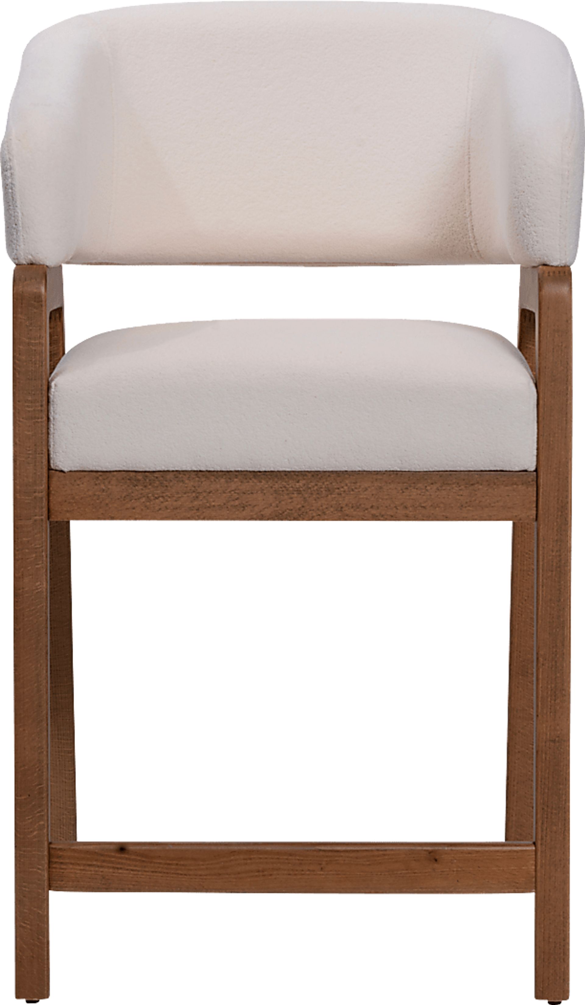 Trisha White Counter Height Stool - Image 3