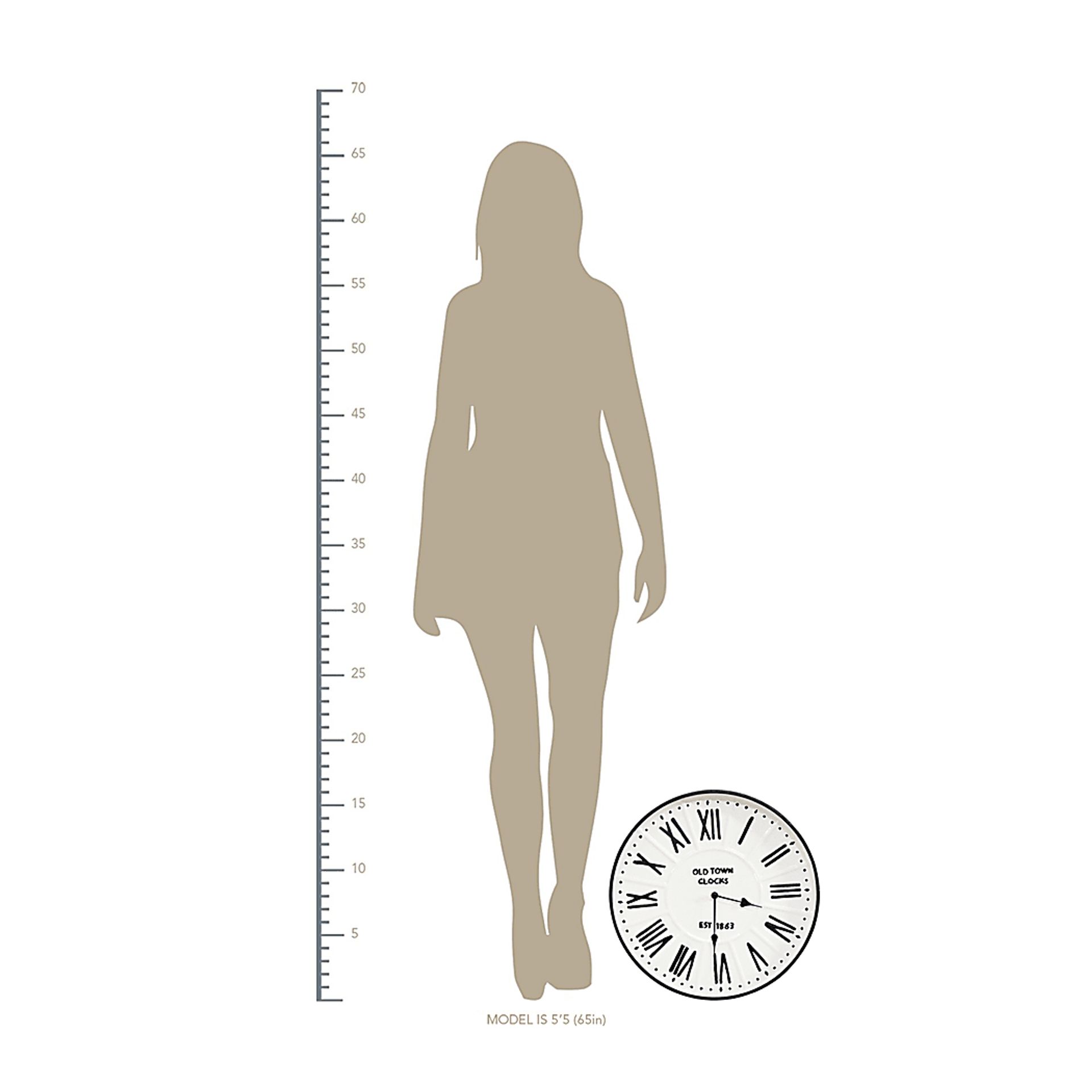 Tristana White Clock - Image 2