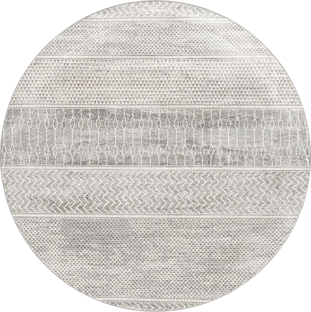 Tristram I Silver 7'10 Round Rug