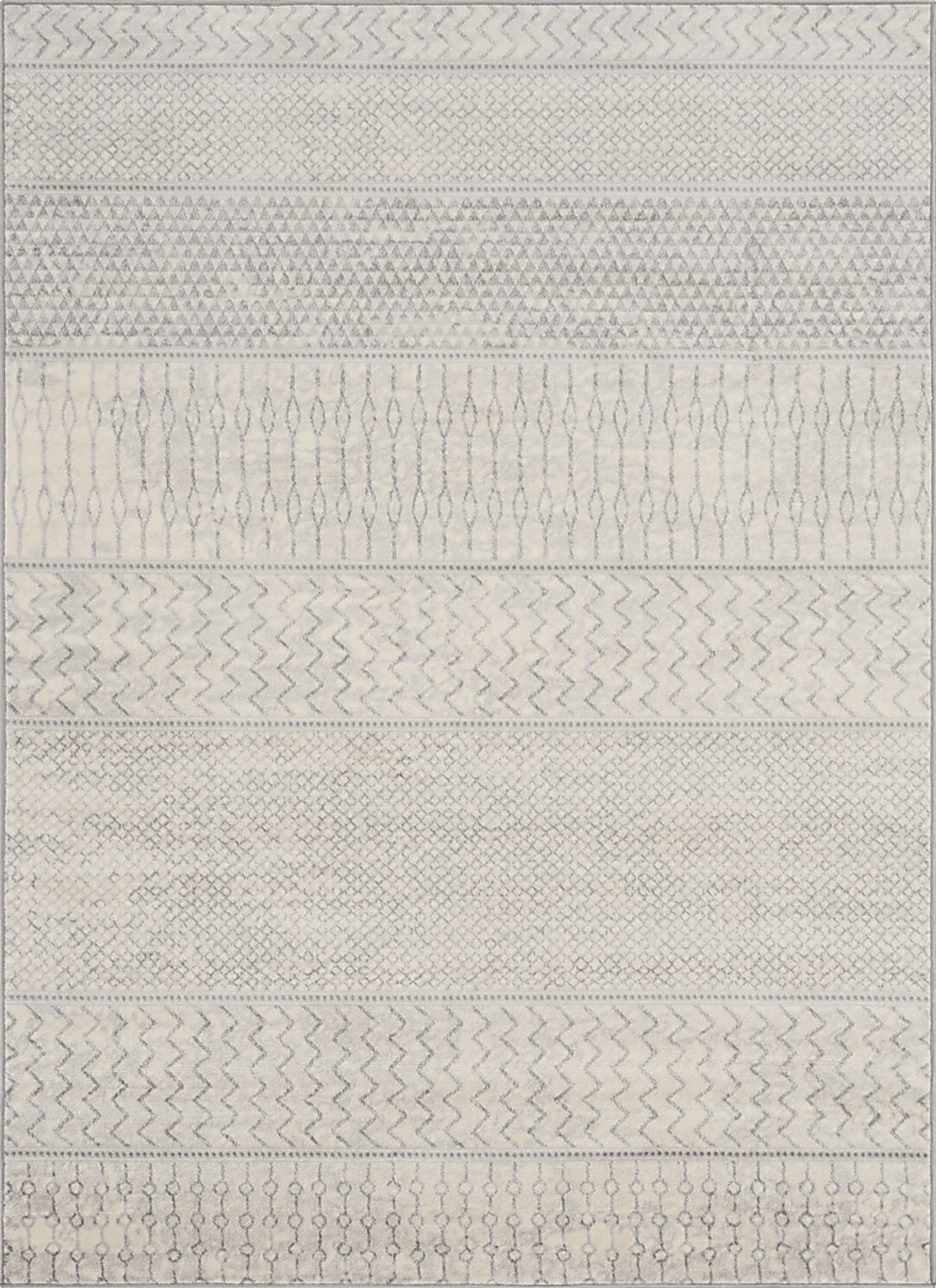 Tristram II Silver 5'3 x 7'3 Rug - Image 1