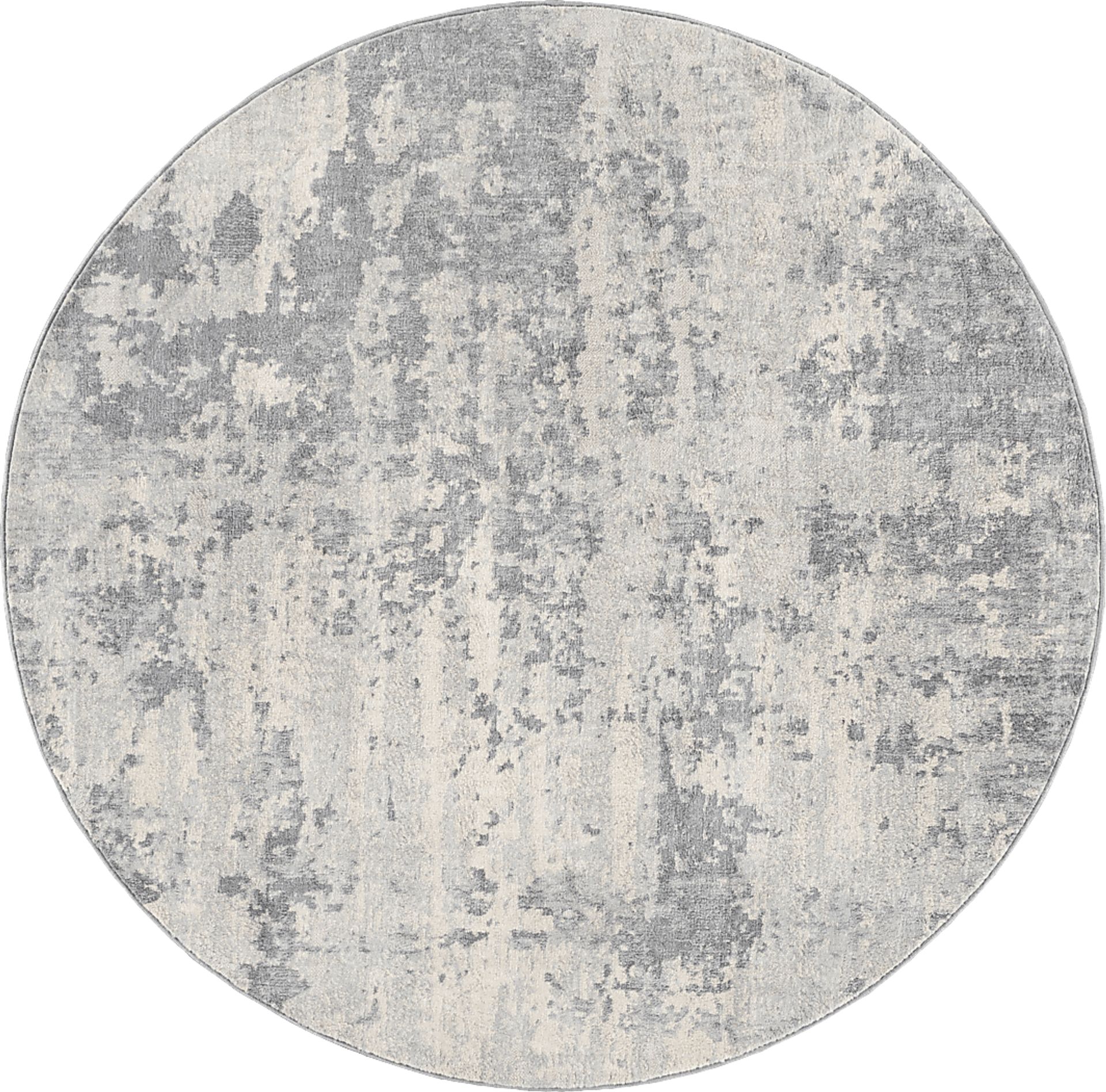 Tristram III Silver 5'3 Round Rug - Image 1