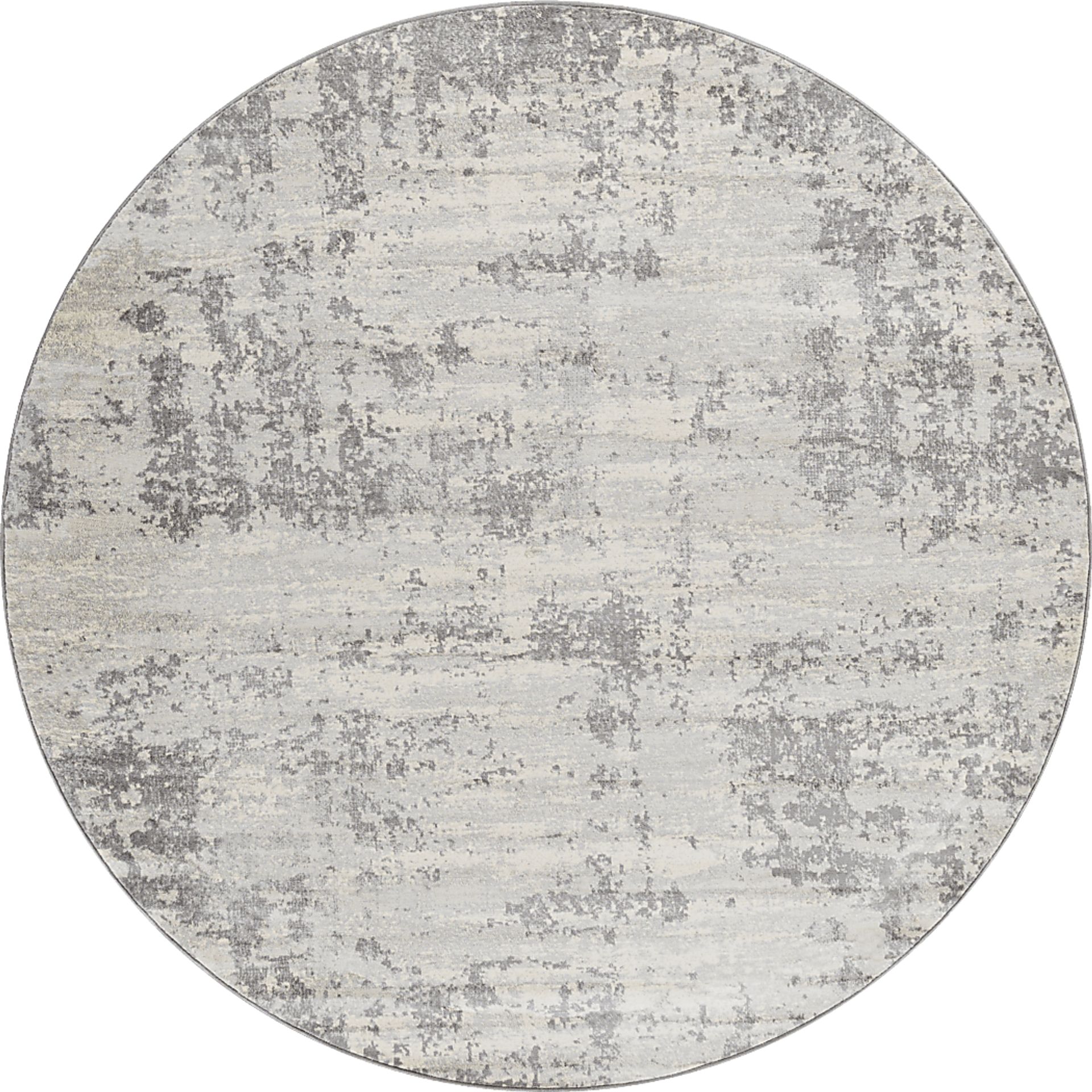 Tristram III Silver 7'10 Round Rug - Image 1