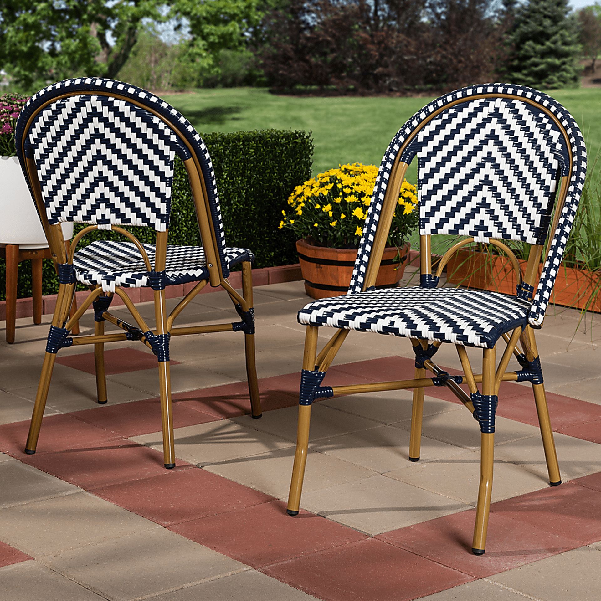 Trivoli Blue Dining Chair, Set of 2 - Image 2