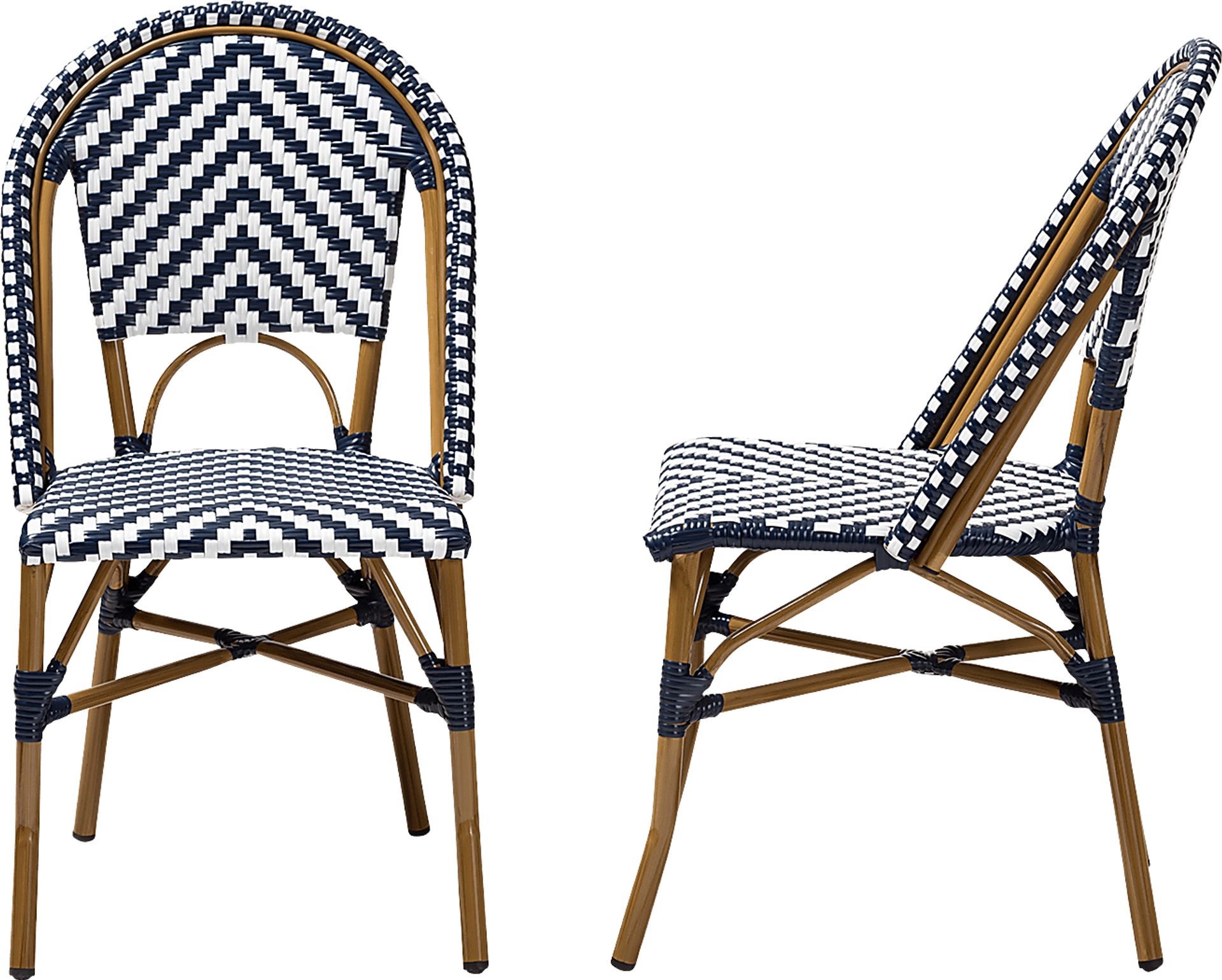 Trivoli Blue Dining Chair, Set of 2 - Image 3