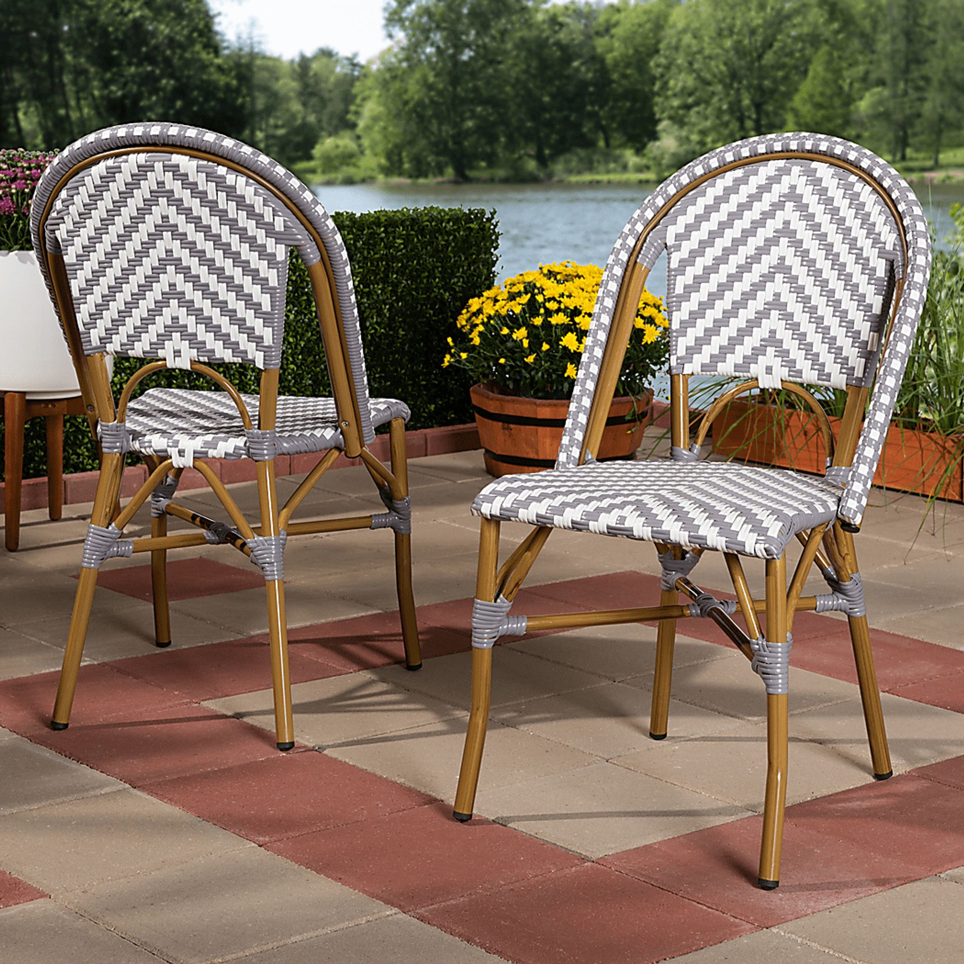 Trivoli Gray Dining Chair, Set of 2 - Image 2