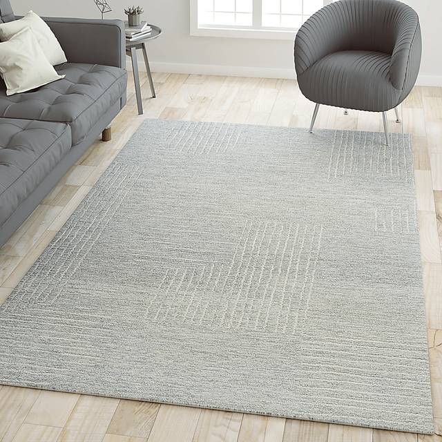 Troan Light Gray 2'6 x 8' Runner Rug - Thumbnail - Image 2