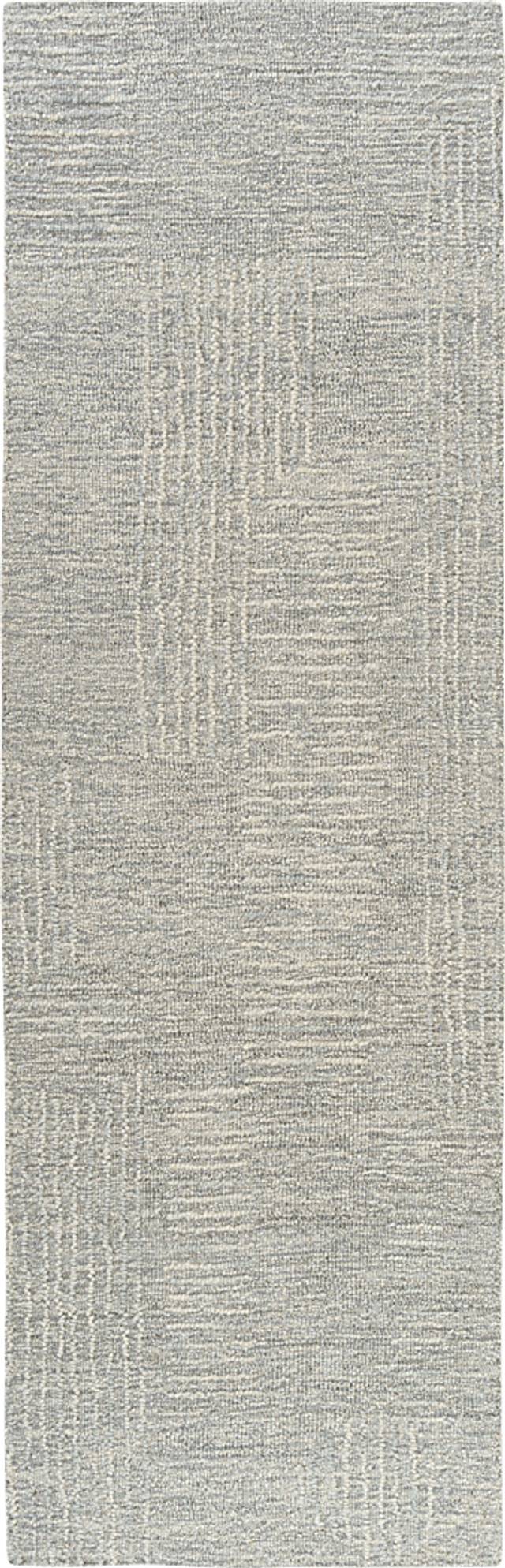 Troan Light Gray 2'6 x 8' Runner Rug - Thumbnail - Image 1